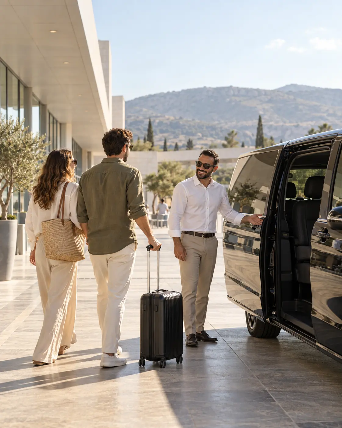 Private airport transfer pickup in Crete